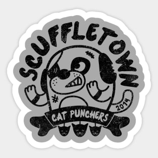 Scuffletown Cat Punchers Sticker